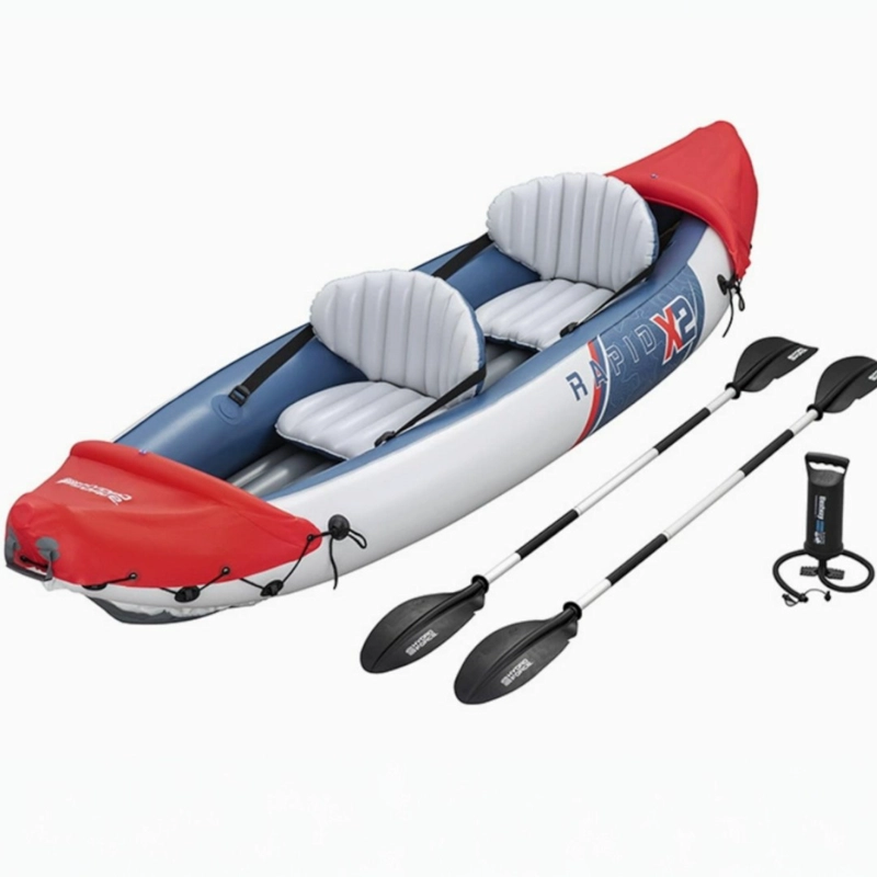 KAYAK INFLABLE PARA 2 PERSONAS 200KG - 1