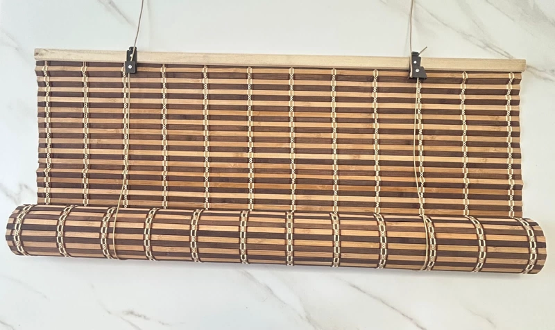 CORTINA ROLLER ENROLLABLE 100% DE BAMBU 180X180CM - 2