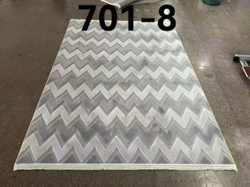 ALFOMBRA JACQUARD BICOLOR 150X200CM ANTIDESLIZANTE - 1