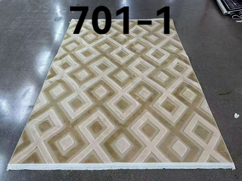 ALFOMBRA JACQUARD BICOLOR 180X200CM ANTIDESLIZANTE - 1