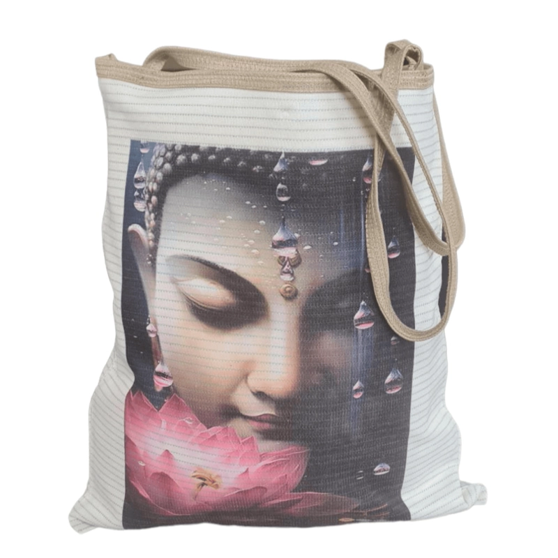 BOLSO EN COBRE BUDA FLOR - 1