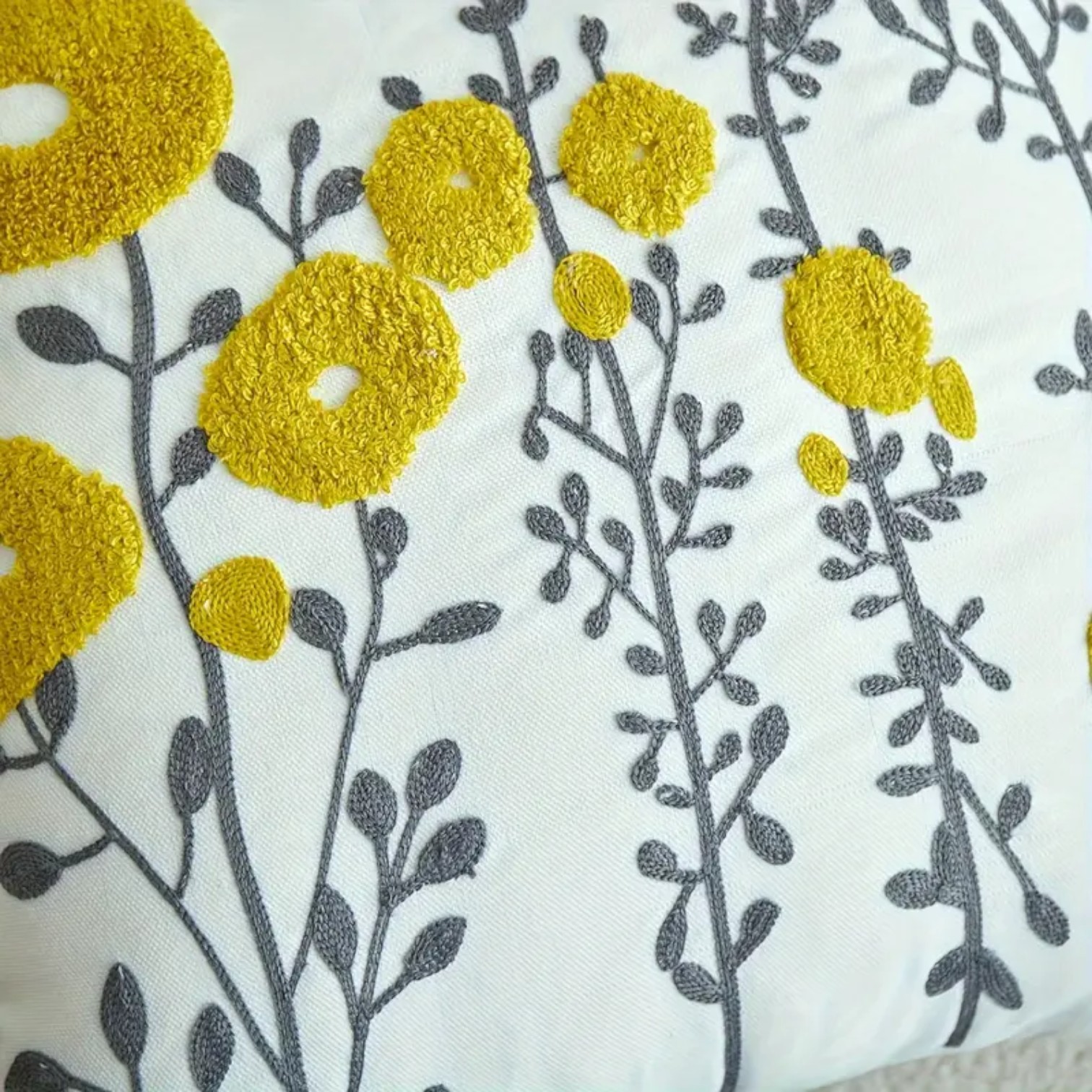 PIECERA BORDADOS 210 X 60 CM ALGODÓN + 2 FUNDAS COJÍN - 5