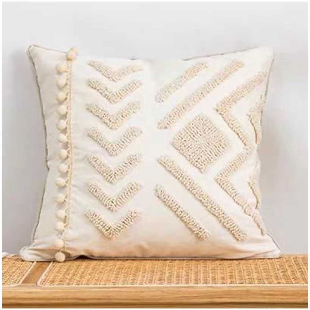 PACK DE FUNDAS DE COJIN DECORATIVA DISEÑO BOHO 45X45 CM-19 - 1