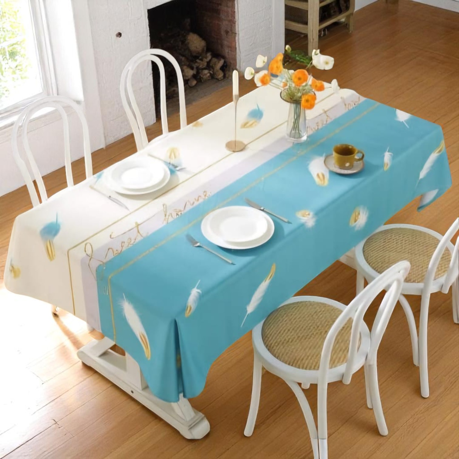 MANTEL IMPREMEABLE ANTIMANCHAS 140X220 CM -32 - 1
