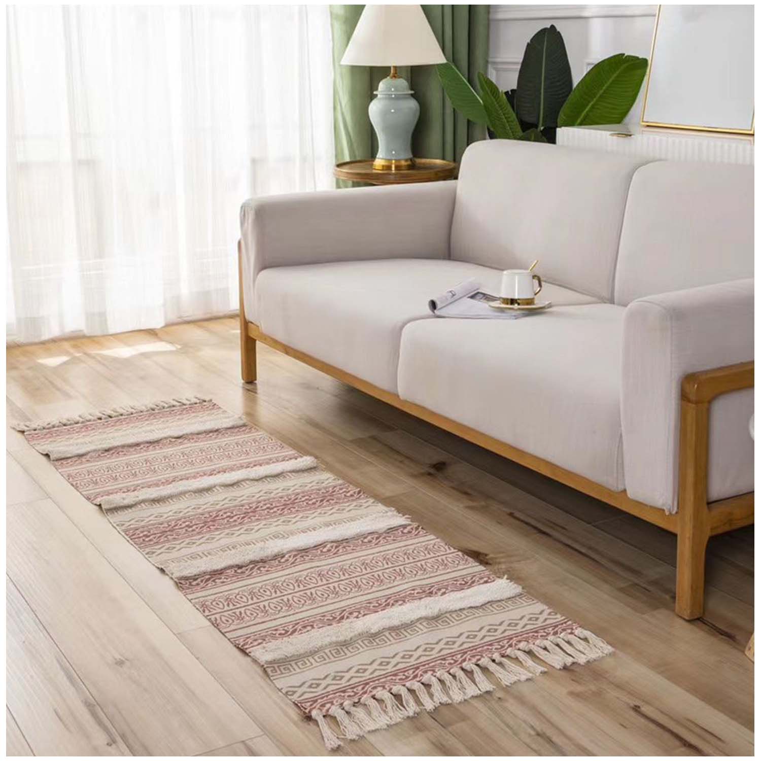 ALFOMBRA PASILLERA-PIECERA 2 BEIGE 60 X 200 CM - 3