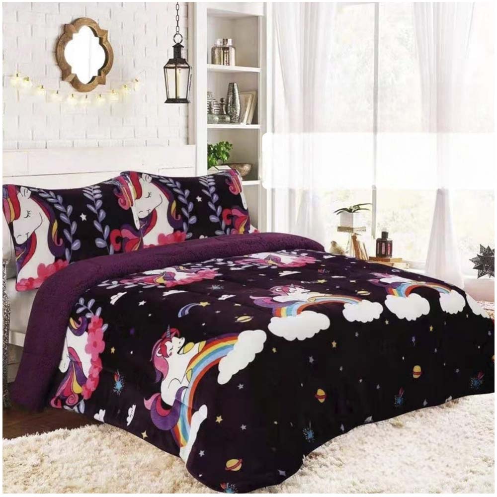 CUBRECAMA PLUSH CON CHIPORRO PLAZA Y MEDIA 004 - 1