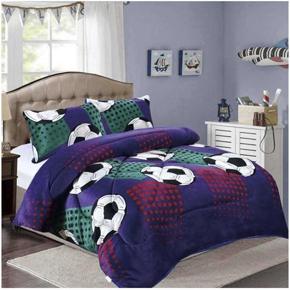 CUBRECAMA PLUSH CON CHIPORRO PLAZA Y MEDIA 007 - 1