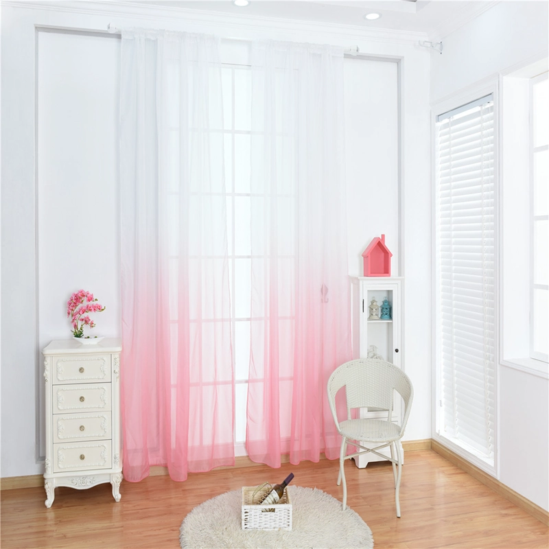 PACK DE VISILLO DEGRADE 140X220 CM ROSADO - 1