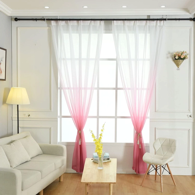 PACK DE VISILLO DEGRADE 140X220 CM FUCSIA - 1