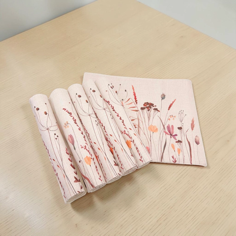 SET 6 INDIVIDUALES 35X45 TELA REPELENTE AL AGUA Y ANTIMANCHAS MOD07 - 4