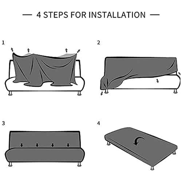 FUNDA DE FUTON ELASTICADO BURDEO - 3