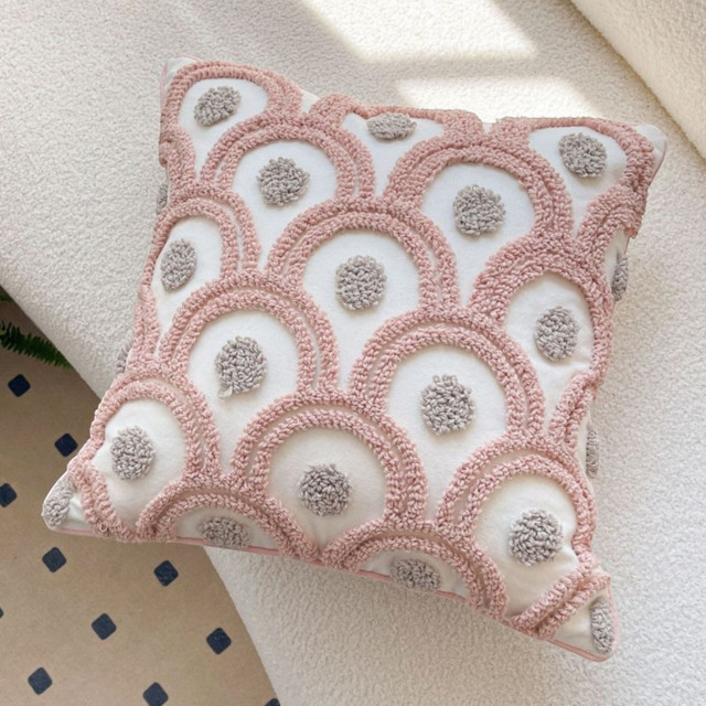 PACK DE FUNDA DE COJIN DECORATIVA DISEÑO BOHO 45X45 CM MOD77 - 1