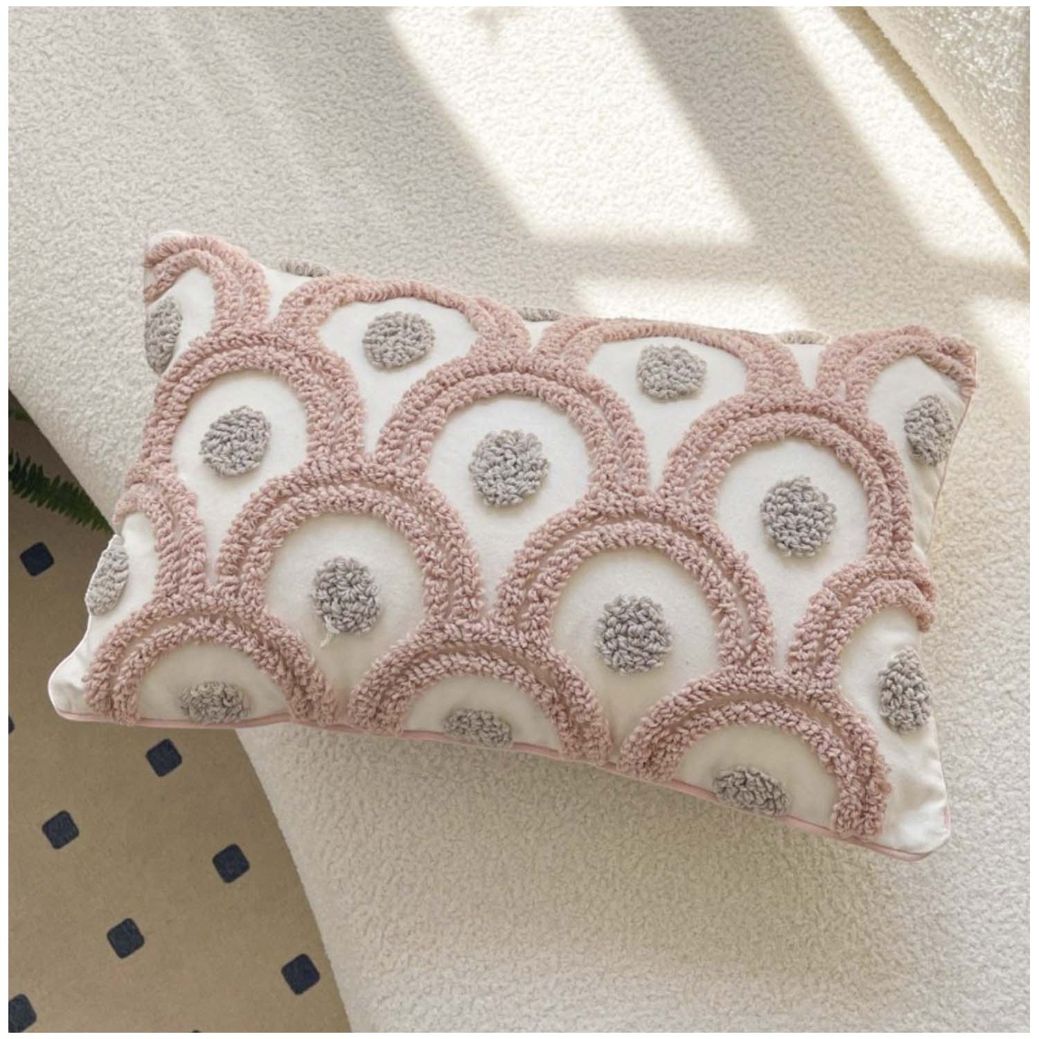PACK DE FUNDA DE COJIN DECORATIVA DISEÑO BOHO 30X50 CM MOD01 - 1