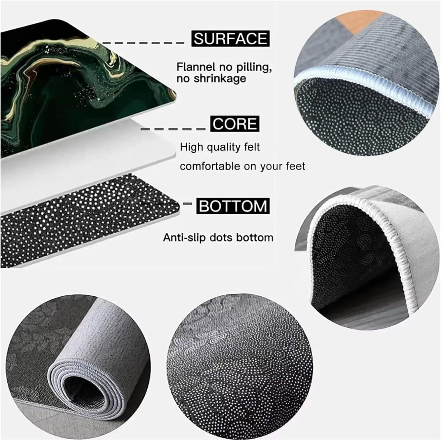 ALFOMBRAS LISAS CON DISEÑOS EFECTO 3D 200X240 CM MD07 - 5