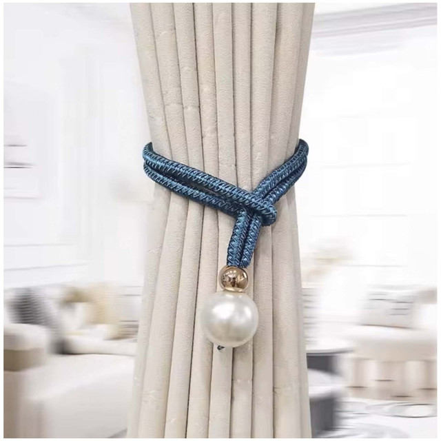 PACK DE 02 SUJETADORES - ABRAZADERAS MAGNETICAS PARA CORTINAS MD08 - 1