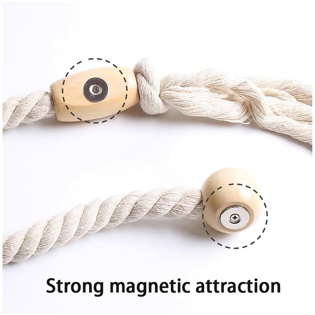 PACK DE 02 SUJETADORES - ABRAZADERAS MAGNETICAS PARA CORTINAS MD02 - 2
