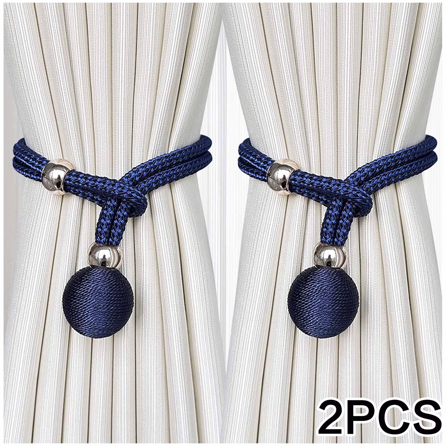 PACK DE 02 SUJETADORES - ABRAZADERAS MAGNETICAS PARA CORTINAS MD12 - 2