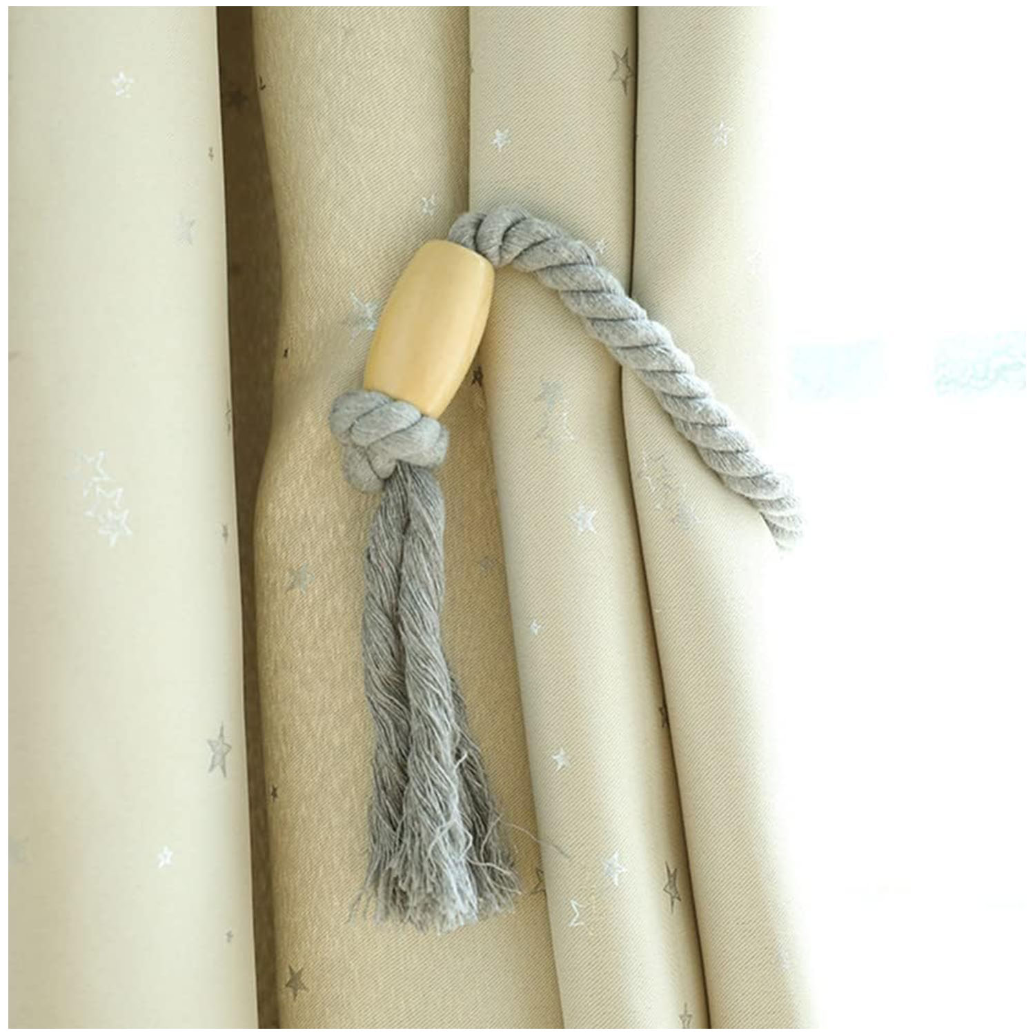 PACK DE 02 SUJETADORES - ABRAZADERAS MAGNETICAS PARA CORTINAS MD03 - 2