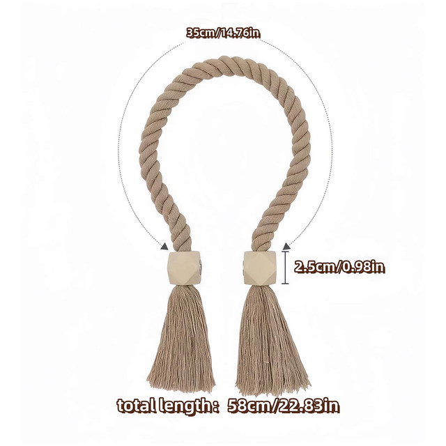 PACK DE 02 SUJETADORES - ABRAZADERAS MAGNETICAS PARA CORTINAS MD16 - 3