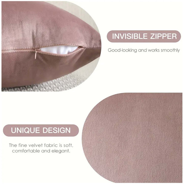 PACK DE 02 FUNDAS DE COJÍN DE TERCIOPELO SUAVE 45X45 MOD12 - 4