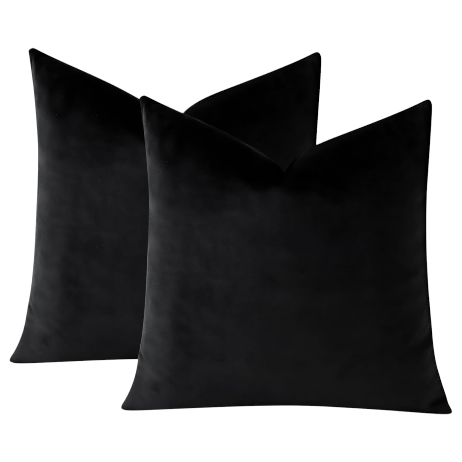 PACK DE 02 FUNDAS DE COJÍN DE TERCIOPELO SUAVE 45X45 MOD22 - 1