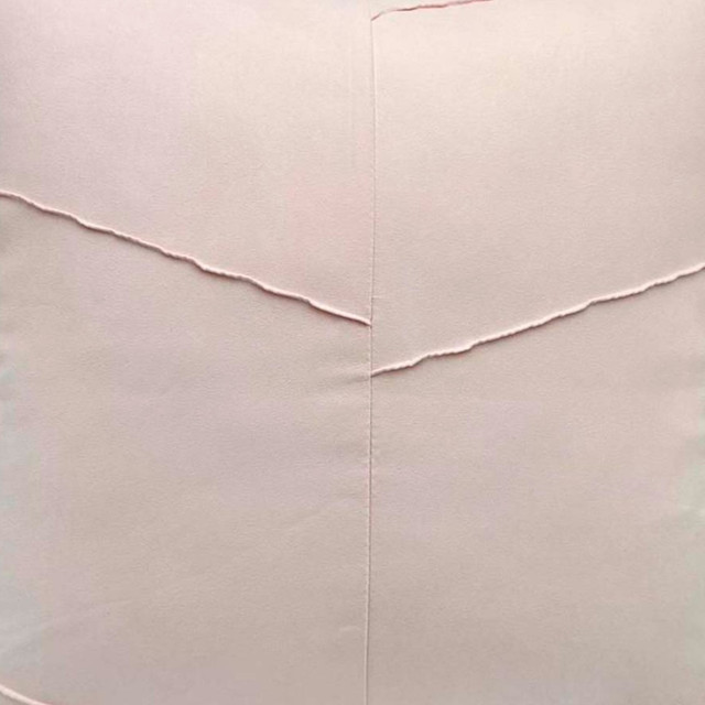 PACK DE 02 FUNDAS DE COJÍN DE SEMICUERO SINTÉTICO 50X50 CM ROSADO - 3