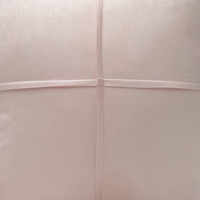 PACK DE 02 FUNDAS DE COJÍN DE SEMICUERO SINTÉTICO 50X50 CM ROSA - 3