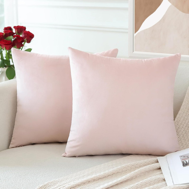 PACK DE 02 FUNDAS DE COJÍN DE TERCIOPELO SUAVE 45X45 MOD11 - 2
