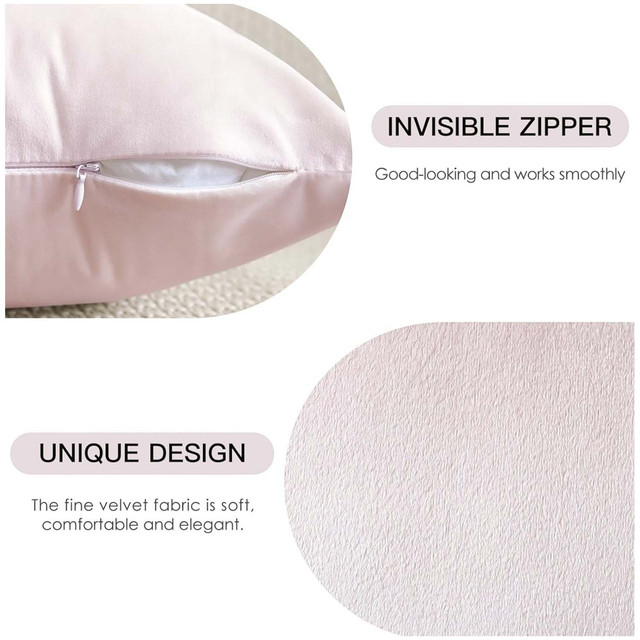 PACK DE 02 FUNDAS DE COJÍN DE TERCIOPELO SUAVE 45X45 MOD11 - 4