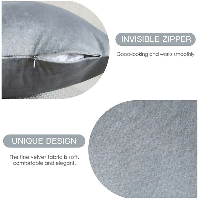 PACK DE 02 FUNDAS DE COJÍN DE TERCIOPELO SUAVE 45X45 MOD10 - 4
