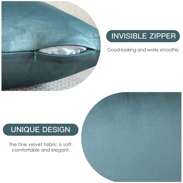 PACK DE 02 FUNDAS DE COJÍN DE TERCIOPELO SUAVE 45X45 MOD18 - 3