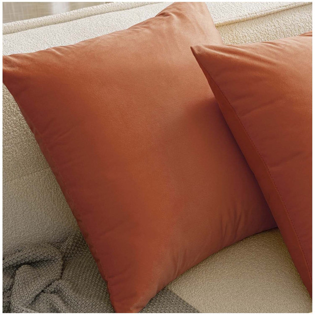 PACK DE 02 FUNDAS DE COJÍN DE TERCIOPELO SUAVE 45X45 MOD16 - 3