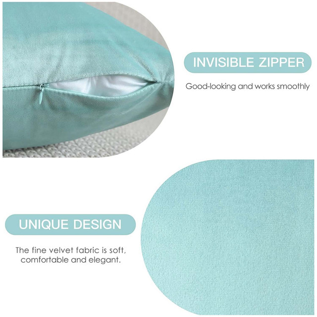 PACK DE 02 FUNDAS DE COJÍN DE TERCIOPELO SUAVE 45X45 MOD17 - 3