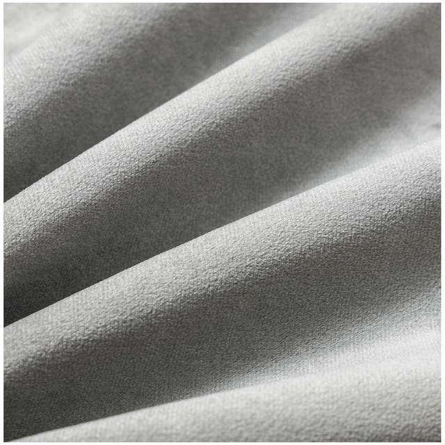 PACK DE 02 FUNDAS DE COJÍN DE TERCIOPELO CON POMPON 45X45 GRIS - 2