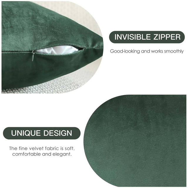 PACK DE 02 FUNDAS DE COJÍN DE TERCIOPELO SUAVE 45X45 MOD19 - 4