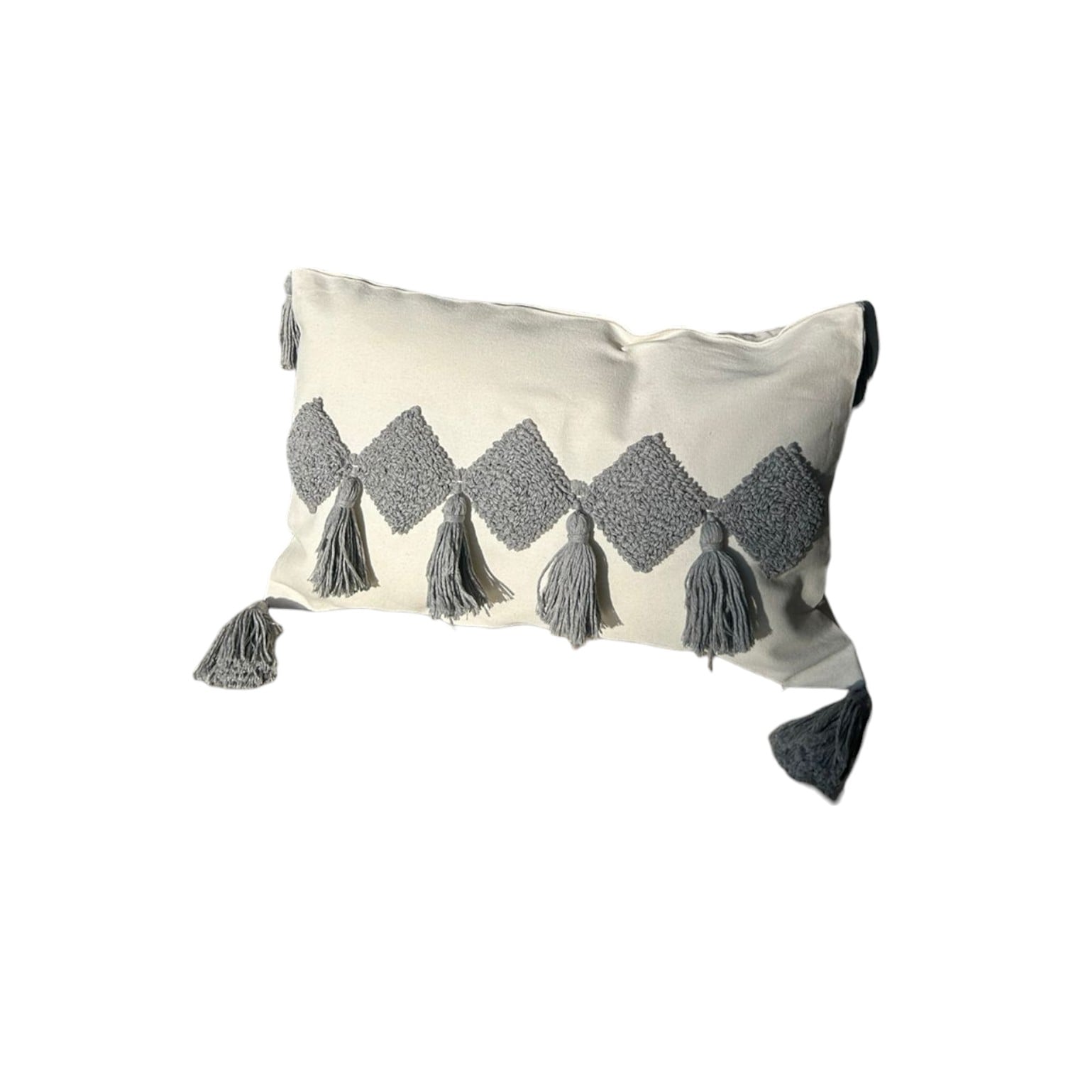 PACK DE 02 FUNDAS DE COJIN DECORATIVA DISEÑO BOHO 30X50 CM MD15 - 1