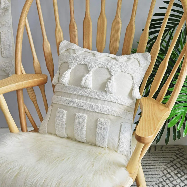 PACK DE FUNDAS DE COJIN DECORATIVA DISEÑO BOHO 45X45 CM MD94 - 1