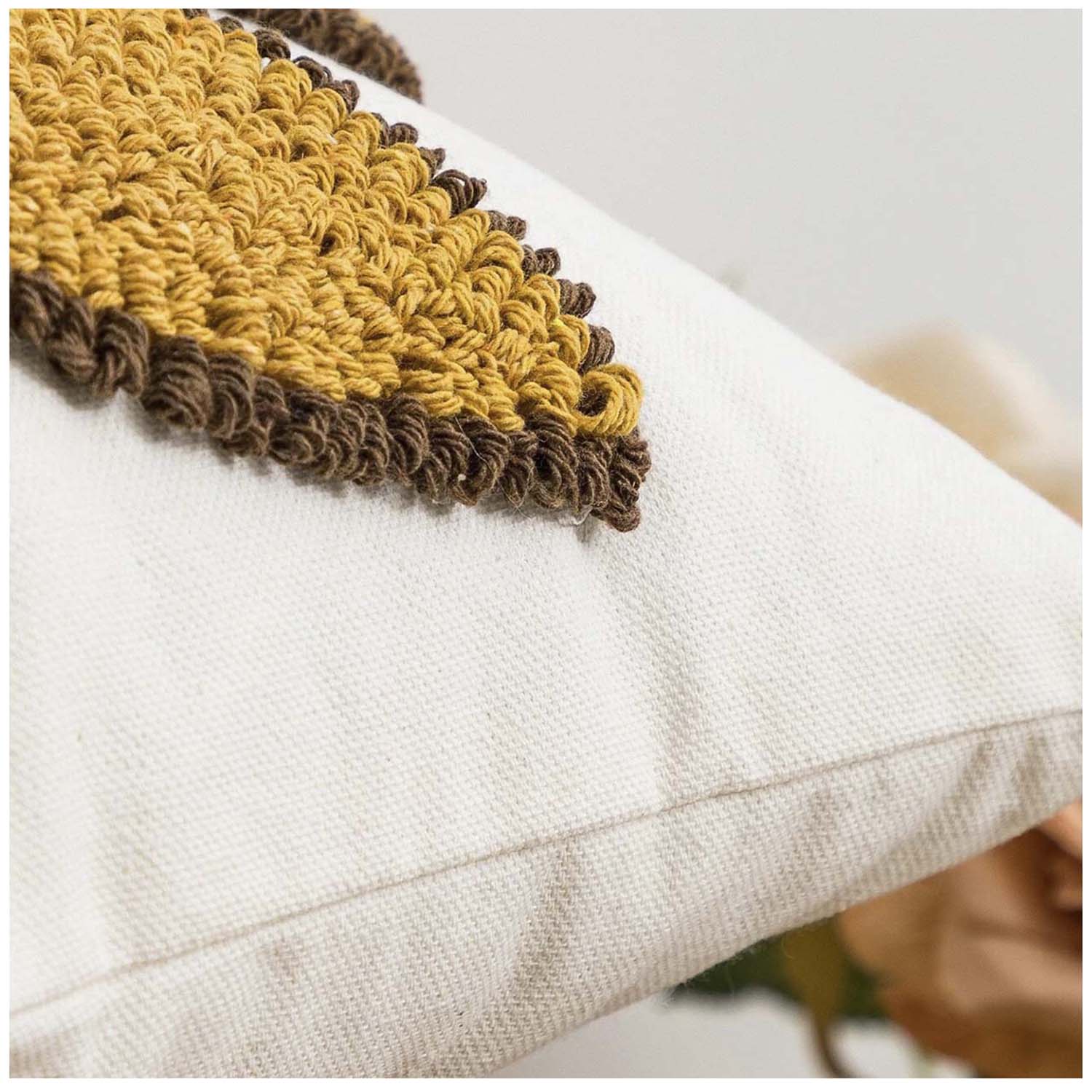 PACK DE 02 FUNDAS DE COJIN DECORATIVA DISEÑO BOHO 30X50 CM MD10 - 3