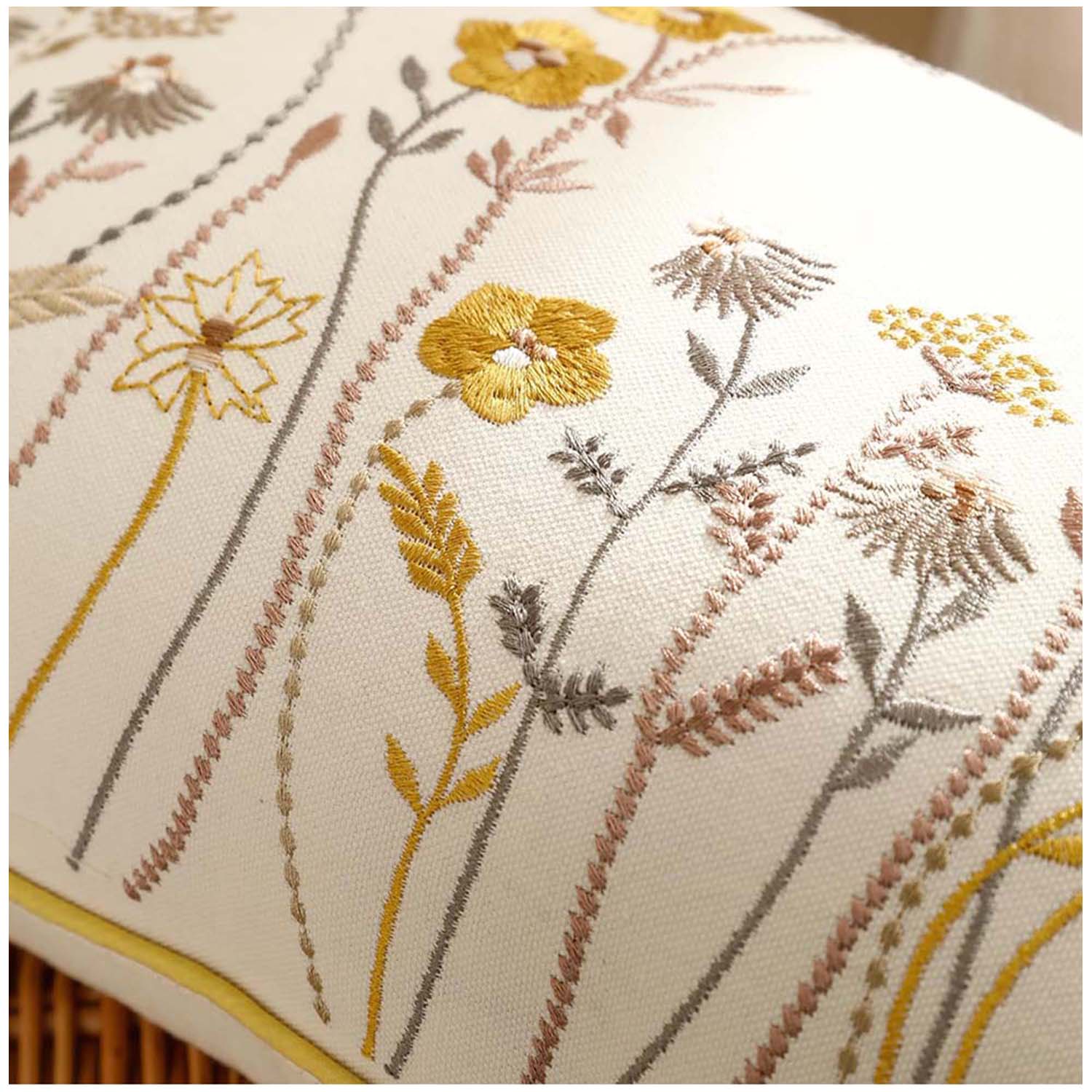 PACK DE 02 FUNDAS DE COJIN DECORATIVA DISEÑO BOHO 30X50 CM MD11 - 3