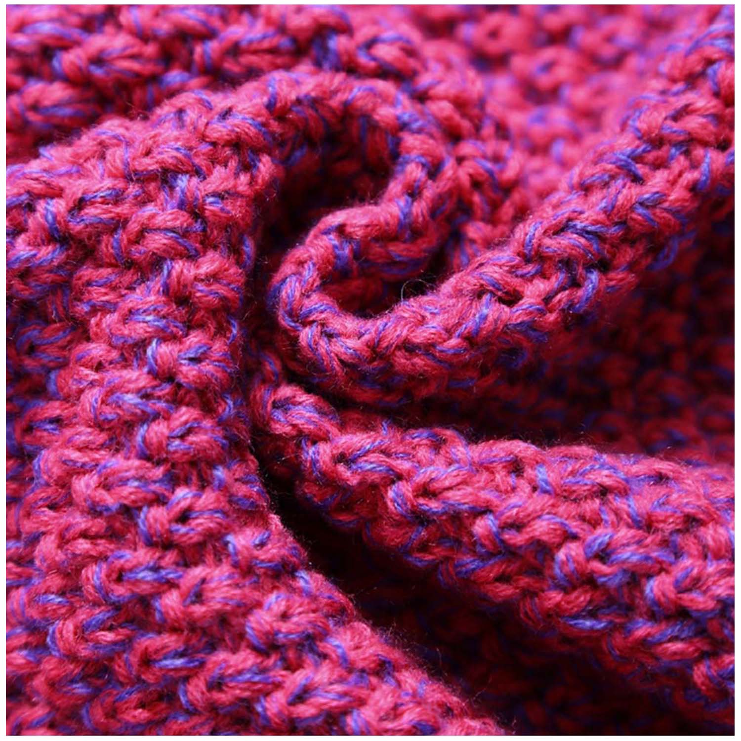 MANTA COLA DE SIRENA DE LANA 90X180 CM FUCSIA - 3