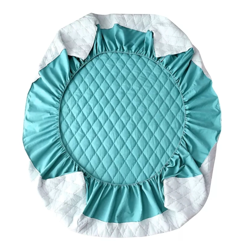 CUBRECOLCHON IMPERMEABLE 1.5P + 01 FUNDA DE ALMOHADA VERDE - 4