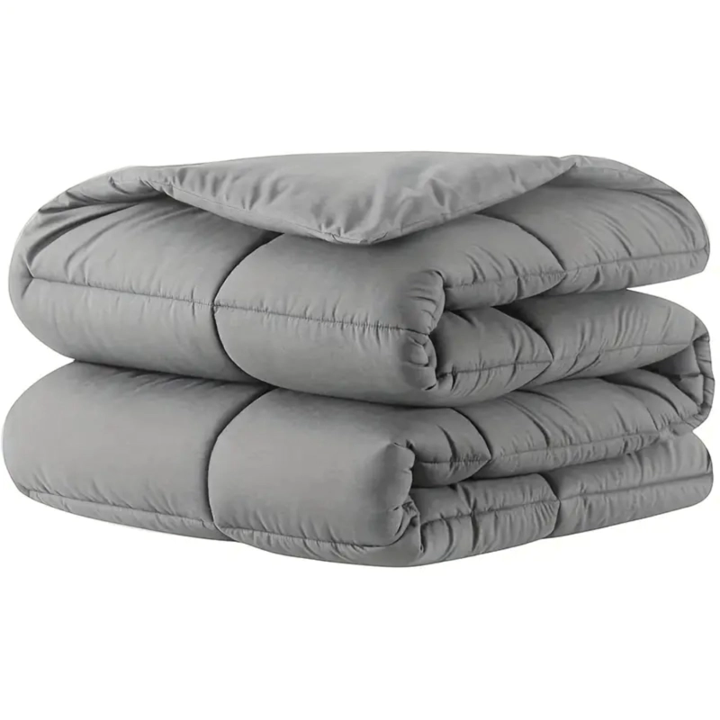 PLUMON EDREDON NORDICO DE ALGODON 2 PLAZAS 230X250CM GRIS - 3