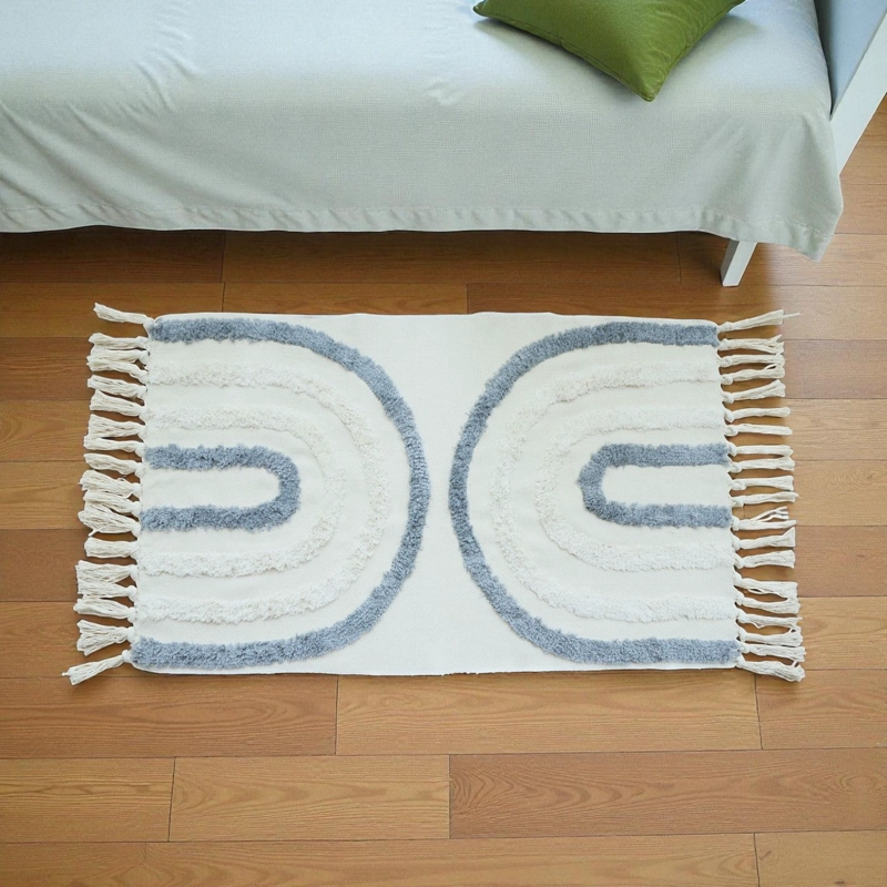 BAJADA DE CAMA BORDADA KILIM DE ESTILO ETNICO 60X90CM MD71 - 3