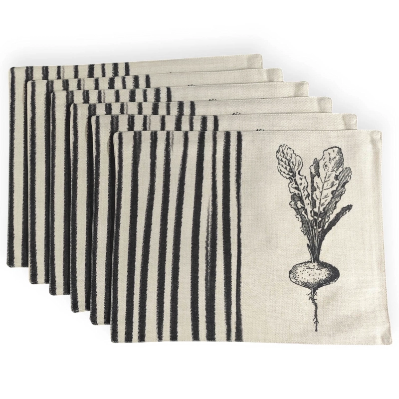 SET 6 INDIVIDUALES DE LINO 35X45 REPELENTE A LIQUIDO-ANTIMANCHA MD17 - 2