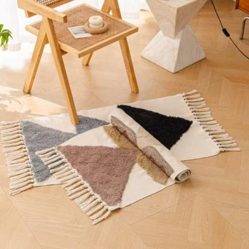 BAJADA DE CAMA BORDADA KILIM DE ESTILO ETNICO 60X90CM MD74 - 3