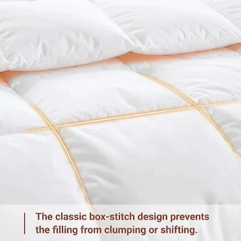 PLUMON EDREDON NORDICO DE ALGODON 2 PLAZAS 230X250CM BLANCO - 4