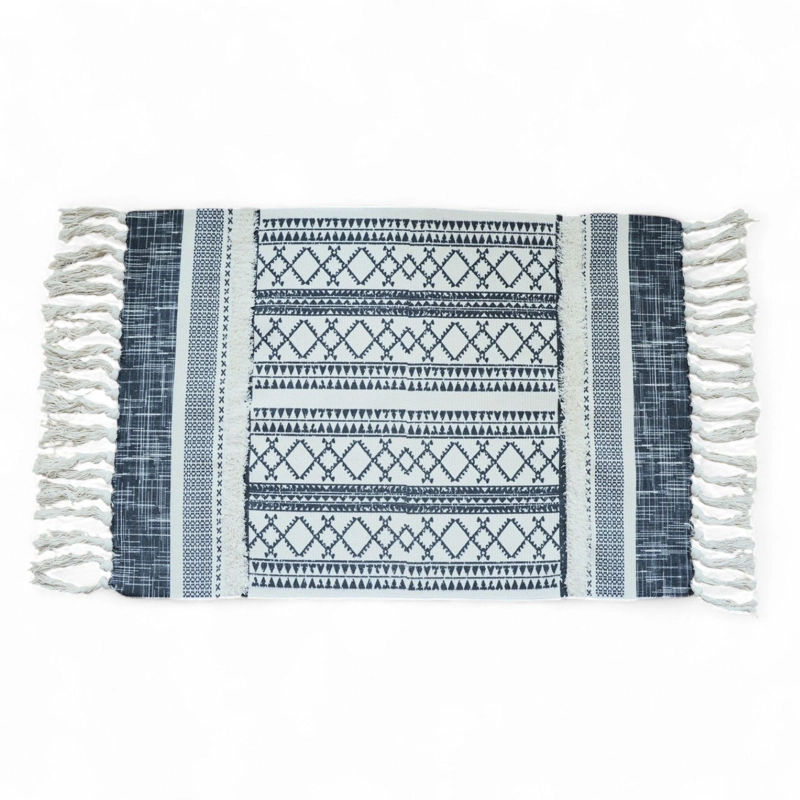 BAJADA DE CAMA BORDADA KILIM DE ESTILO ETNICO 60X90CM MD70 - 2