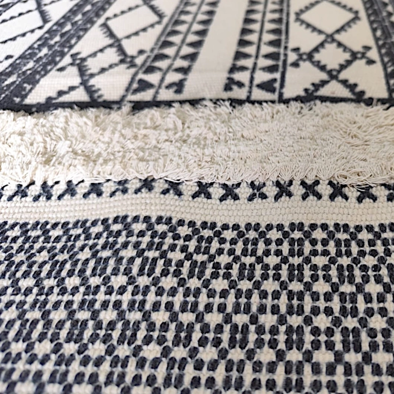 BAJADA DE CAMA BORDADA KILIM DE ESTILO ETNICO 60X90CM MD70 - 4