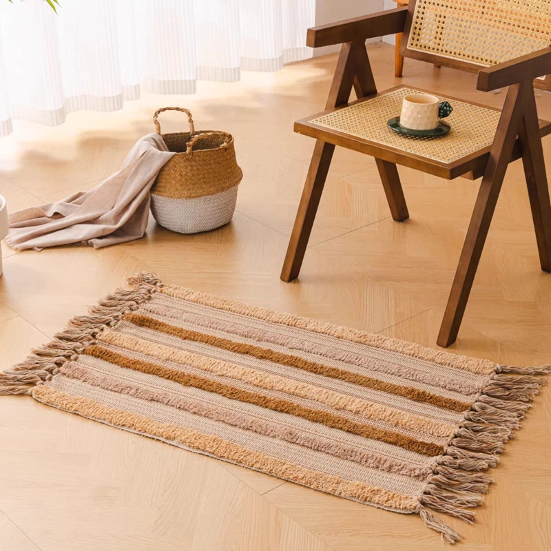 BAJADA DE CAMA BORDADA KILIM DE ESTILO ETNICO 60X90CM MD76 - 1