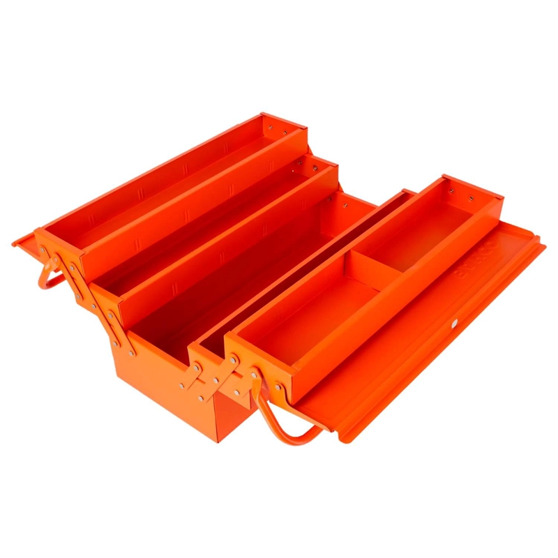 CAJA HERRAMIENTAS BAHCO 3149-OR METÁLICA CON 5 COMPARTIMENTOS 20 X 22 CM - 1
